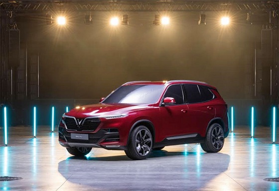 Các mẫu xe của VinFast - nhà sản xuất ô tô Việt Nam đầu tiên tham dự triển lãm ô tô quốc tế Paris Motor Show ngày 2-10.