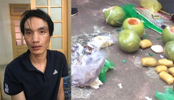 Ma túy được giấu trong 3 quả bưởi khoét ruột