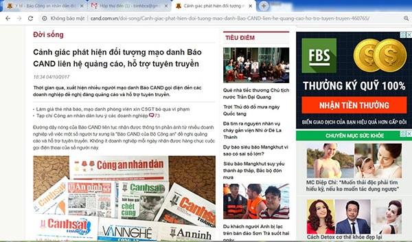 Doanh nghiệp khốn khổ vì bị 'hù dọa' để xin quảng cáo