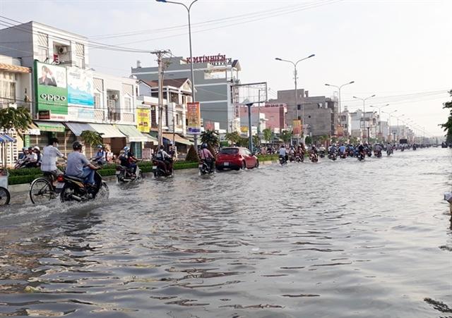 Triều cường 'uy hiếp' toàn bộ nội ô TP Cần Thơ