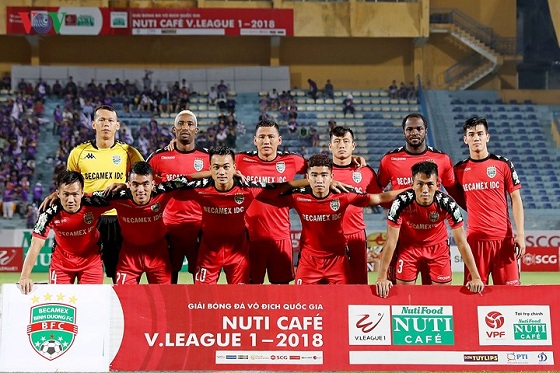 7. B.Bình Dương | Hiệu số: 3 | Điểm: 33