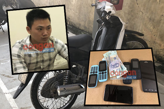 Đối tượng gây ra hàng loạt vụ cướp giật sa lưới