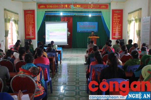 Toàn cảnh buổi tuyên truyền
