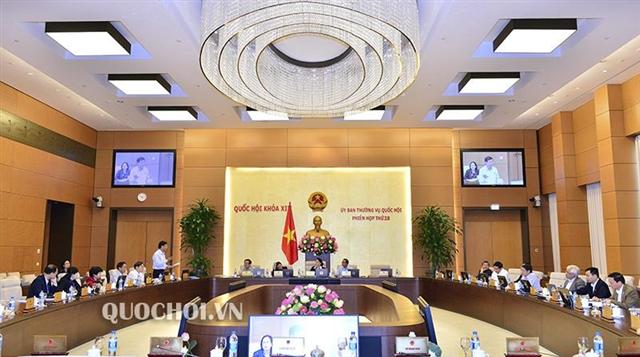 Ủy ban Thường vụ Quốc hội cho ý kiến một số vấn đề về việc chuẩn bị kỳ họp thứ 6, Quốc hội khóa XIV