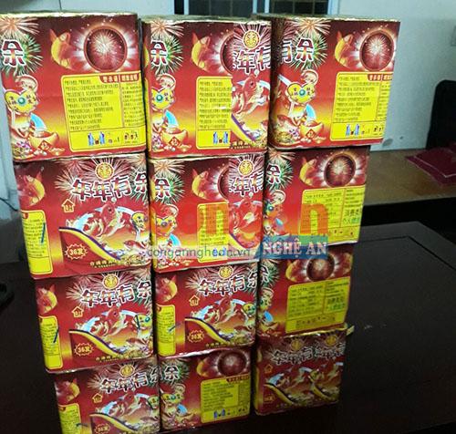 Số pháo thu giữ trong vụ án