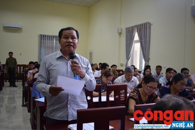 Các ý kiến đòng góp của người dân trên địa bàn huyện