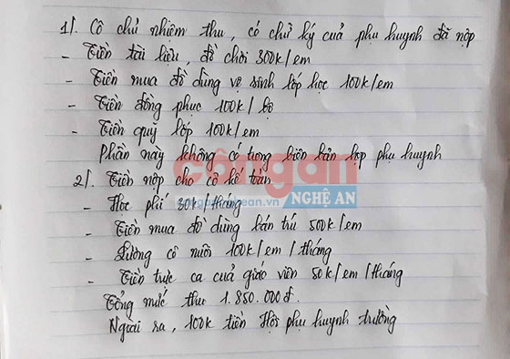 'Loạn thu' tại các trường mầm non đầu năm học