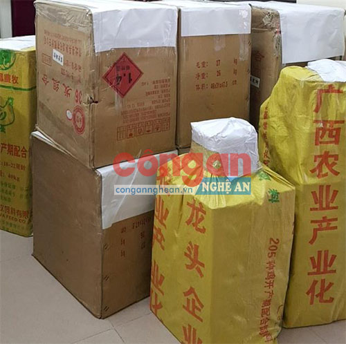 Hơn 2 tạ pháo đã được niêm phong