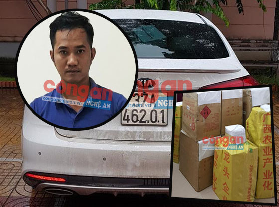 Bắt quả tang đối tượng vận chuyển hơn 2 tạ pháo trái phép