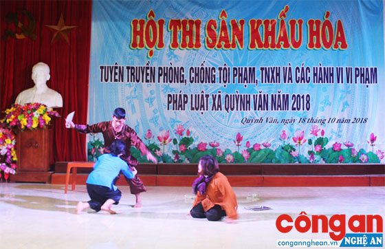 Hội thi tuyên truyền về phòng, chống tội phạm, tệ nạn xã hội năm 2018