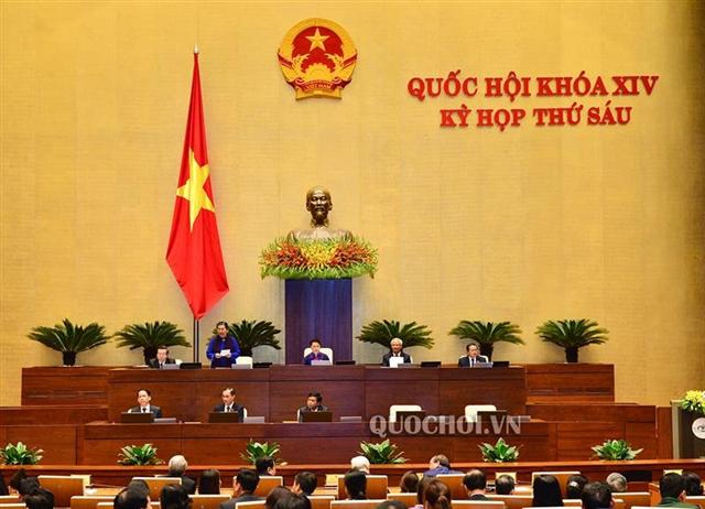 Một số hình ảnh phiên họp sáng 22/10, Kỳ họp thứ 6 Quốc hội khóa XIV