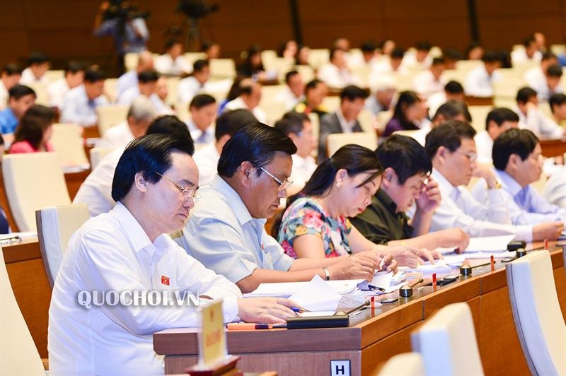 Các đại biểu Quốc hội tại phiên họp
