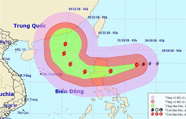 Tin mới nhất về bão Yutu và các chỉ đạo ứng phó