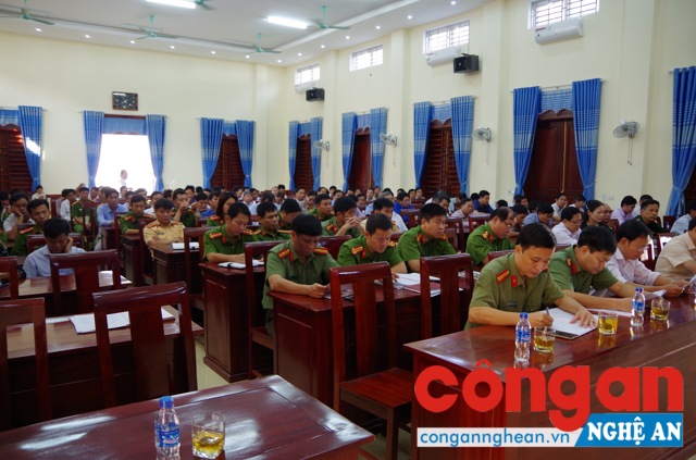 Hội nghị Công an lắng nghe ý kiến nhân dân
