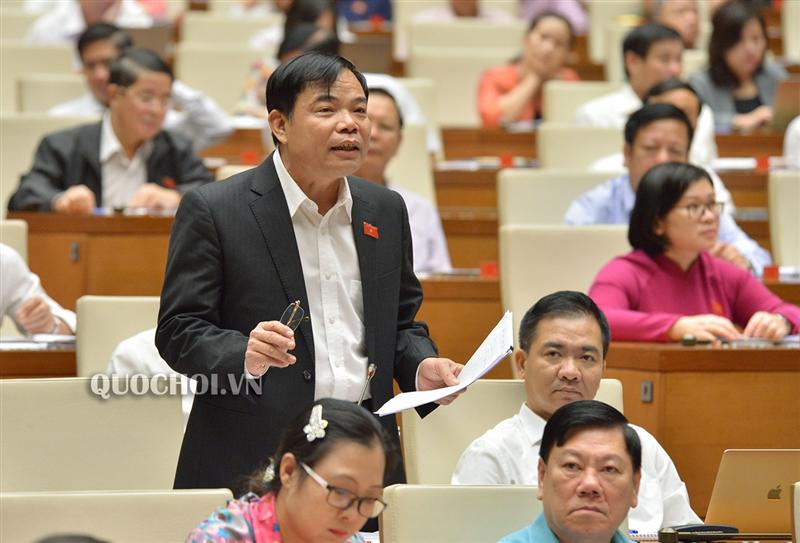 Đại biểu Quốc hội chất vấn Bộ trưởng Bộ Nông nghiệp và Phát triển nông thôn