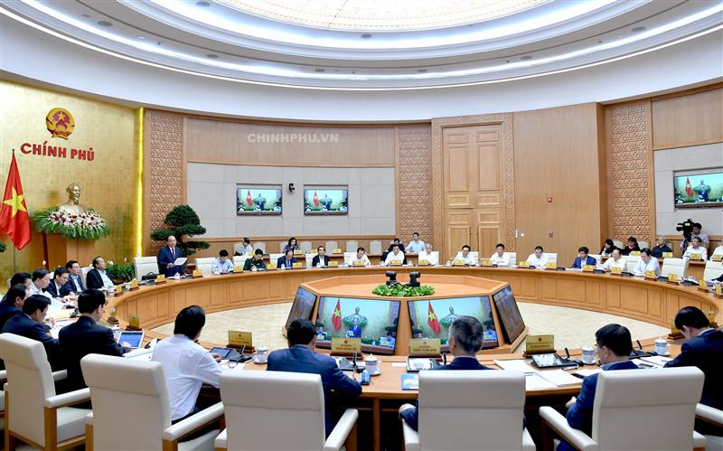 Phiên họp Chính phủ tháng 10/2018. Ảnh: VGP/Quang Hiếu