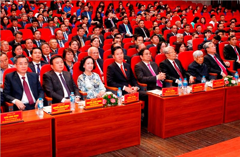 Các đại biểu dự lễ kỷ niệm. - Ảnh: VGP/Lê Sơn