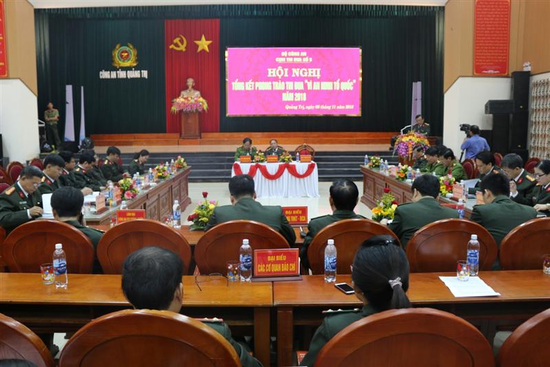Cụm thi đua số 5 - Bộ Công an tổng kết phong trào thi đua 'Vì an ninh Tổ quốc' năm 2018