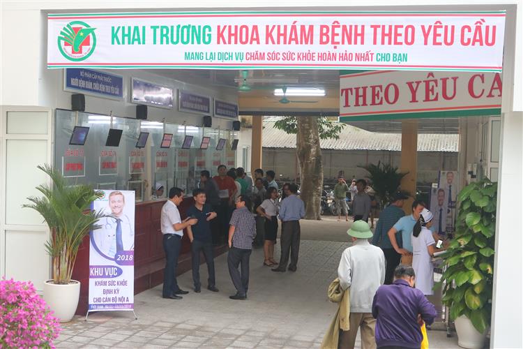 Bệnh viện Đa khoa Thành phố Vinh khai trương Khoa khám bệnh theo yêu cầu