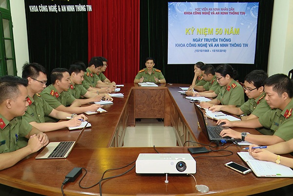 Khoa Công nghệ thông tin, Học viện An ninh có bề dày 50 năm xây dựng, trưởng thành, đóng góp tích cực quá trình đào tạo nhân lực về CNTT trong CAND.