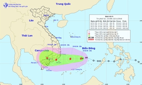 Bão số 9 rất nguy hiểm, diễn biến phức tạp: Những khu vực bị ảnh hưởng trực tiếp