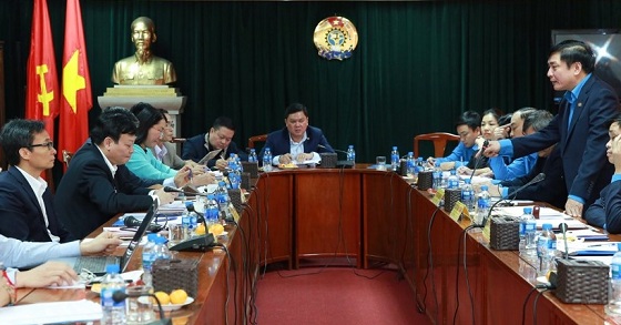 Quang cảnh buổi làm việc - Ảnh: Minh Châu