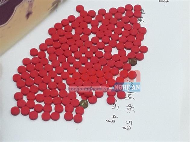 1.000 viên hồng phiến bị thu giữ
