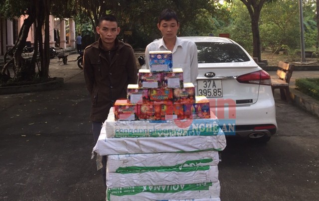 Triệt xoá đường dây mua bán, vận chuyển pháo từ Quảng Bình ra Nghệ An tiêu thụ