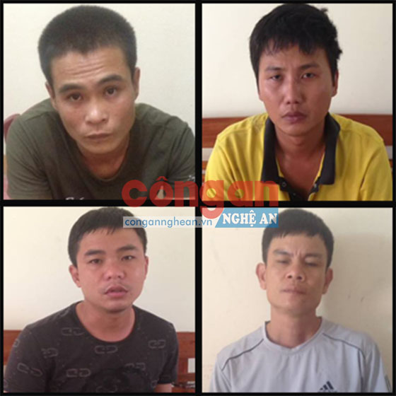 Các đối tượng Lê Quốc Tuấn, Phạm Quang Nhật, Lê Bình Chung, Lê Đào Huấn