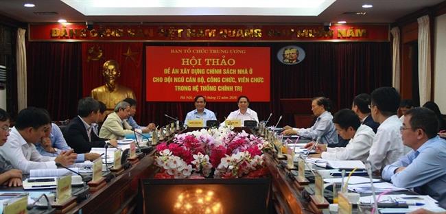 Xây dựng chính sách nhà ở cho cán bộ, công chức, viên chức