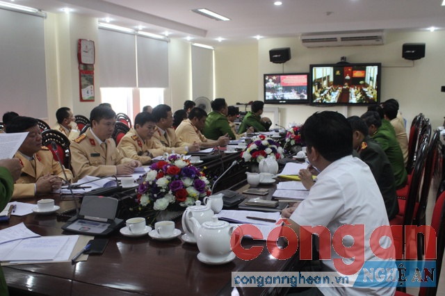 Tại điểm cầu Nghệ An