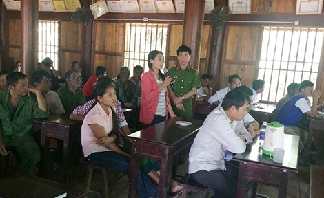 Công an Nghệ An tổ chức tuyên truyền phòng, chống tệ nạn mua bán người