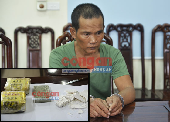 Bắt đối tượng mua bán 2 bánh hêrôin và 2 kg ma túy đá