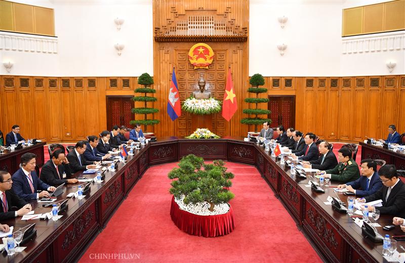 Quang cảnh cuộc hội đàm. Ảnh: VGP/Quang Hiếu