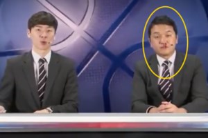 MC truyền hình chảy máu mũi vẫn tiếp tục dẫn chương trình