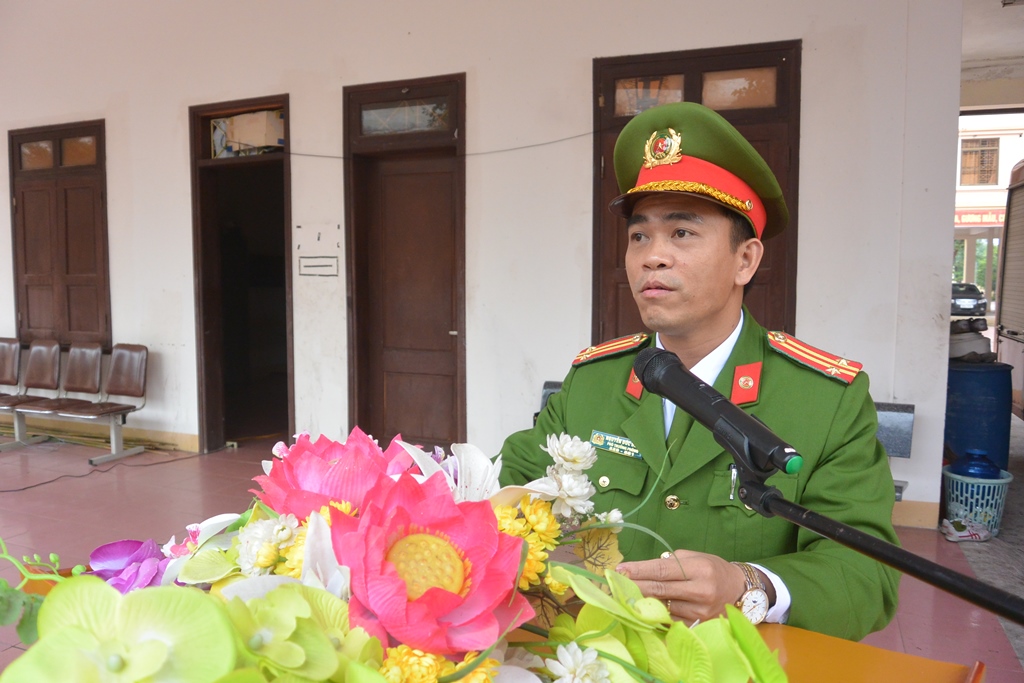 Trung tá Nguyễn Đức Hùng, Phó Trưởng phòng phát động chương trình