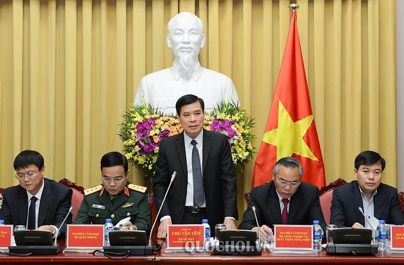 Phó Chủ nhiệm Văn phòng Chủ tịch nước Chu Văn Yêm phát biểu tại buổi họp báo