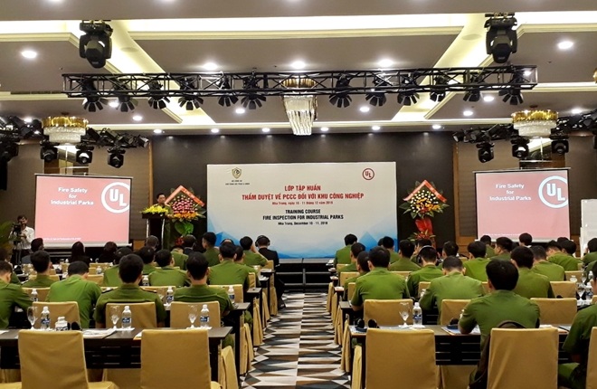 Tập huấn thẩm duyệt phòng cháy, chữa cháy khu công nghiệp khu vực miền Trung – Tây Nguyên