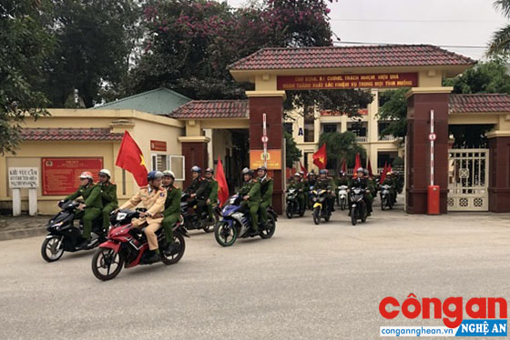 Ra quân mở đợt cao điểm tấn công trấn áp tội phạm