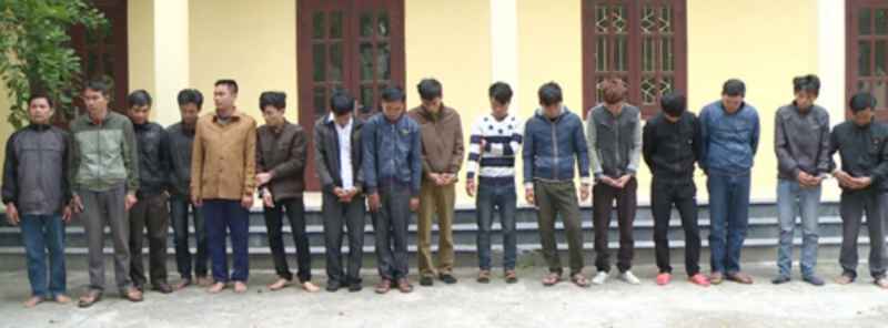 'Sát phạt' trên sông, 16 con bạc bị bắt