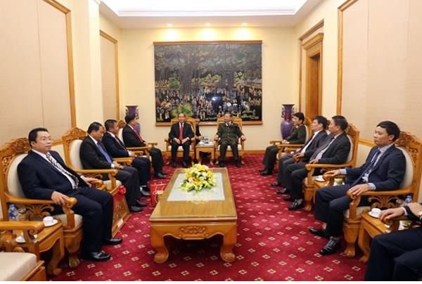 Toàn cảnh buổi tiếp.