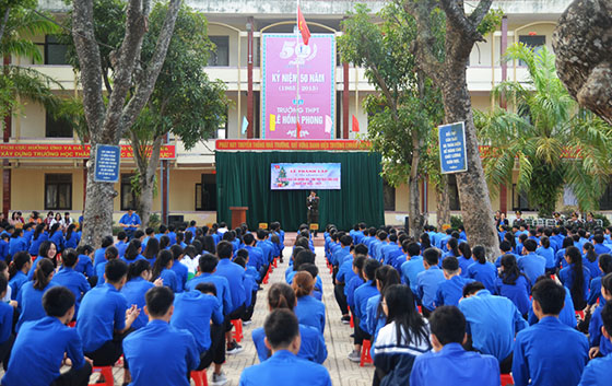 Tuyên truyền về pháo cho 800 đoàn viên, học sinh