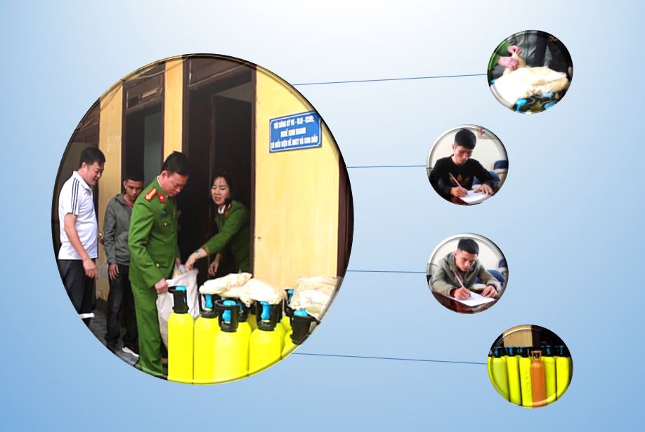 Nghệ An: Phát hiện 2 đối tượng mua bán khí n2o để bơm bóng cười