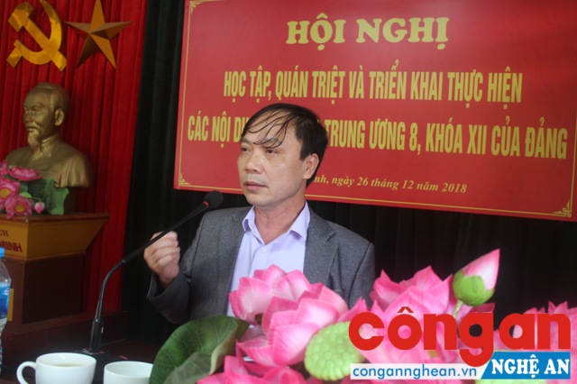 Học tập, quán triệt Hội nghị Trung ương 8, khóa XII
