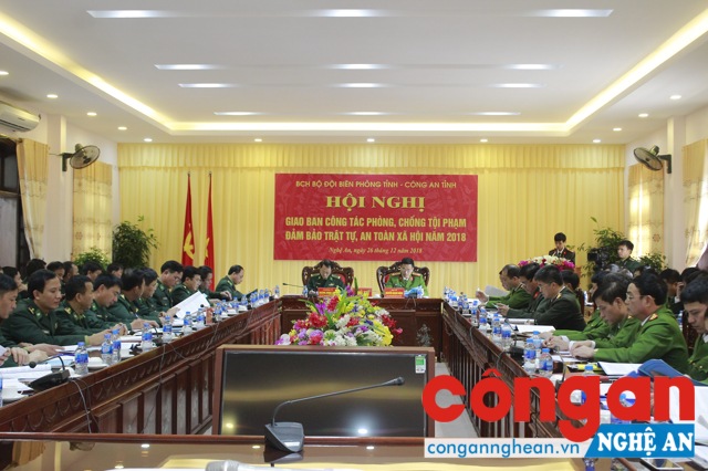 Hội nghị Giao ban về công tác phòng, chống tội phạm, đảm bảo TTATXH