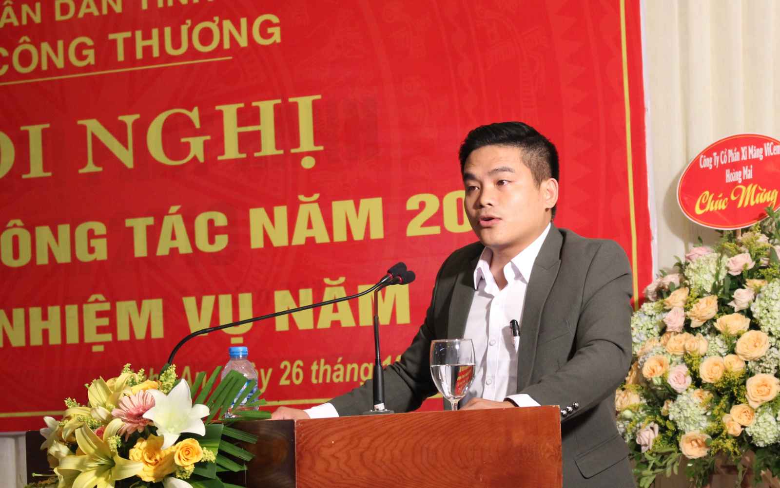 Đại diện doanh nghiệp trẻ tham luận về phát triển hệ thống cung ứng sản phẩm nông nghiệp xanh