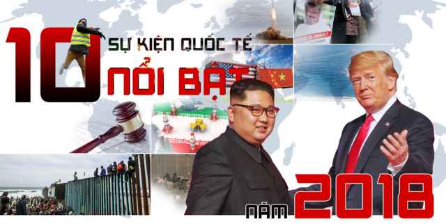 10 sự kiện quốc tế nổi bật năm 2018