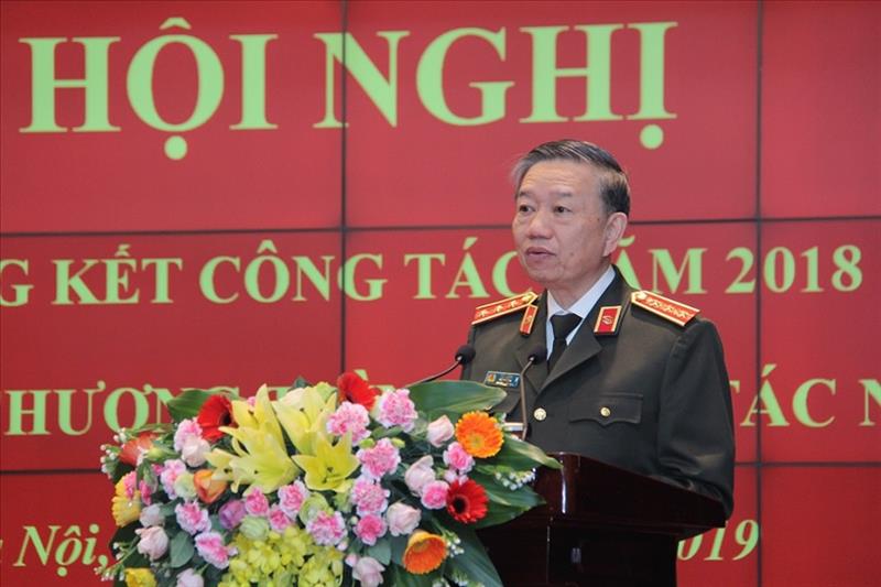 Bộ trưởng Tô Lâm phát biểu tại Hội nghị.