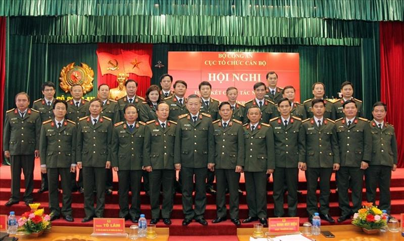 Bộ trưởng Tô Lâm dự Hội nghị tổng kết công tác năm 2018, triển khai nhiệm vụ công tác năm 2019 của Cục Tổ chức cán bộ
