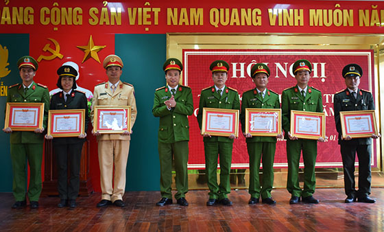 Công an huyện Diễn Châu: Triển khai công tác năm 2019